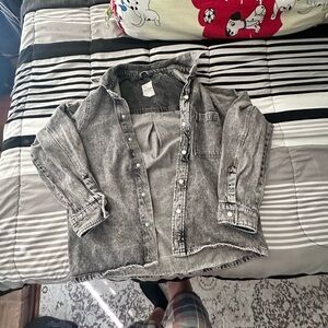 Mens Bagatelle Homme New York Gray Denim Jacket